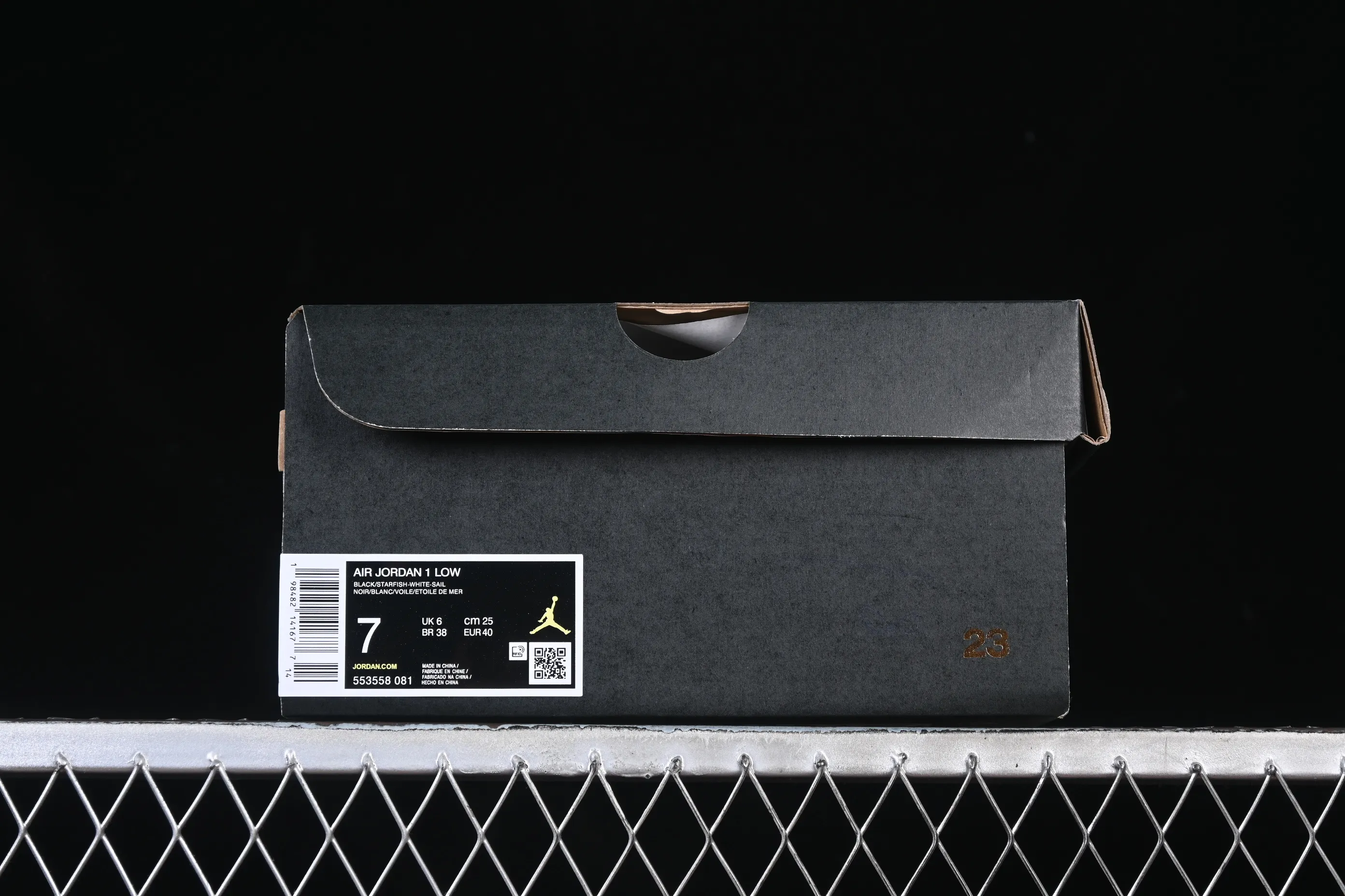 All categories Air Jordan Jordan series basketball shoes Air Jordan 1 Low G version pure original Air Jordan 1 Low AJ1 Joe 1 black and white orange low-top retro cultural basketball shoes 553558-081